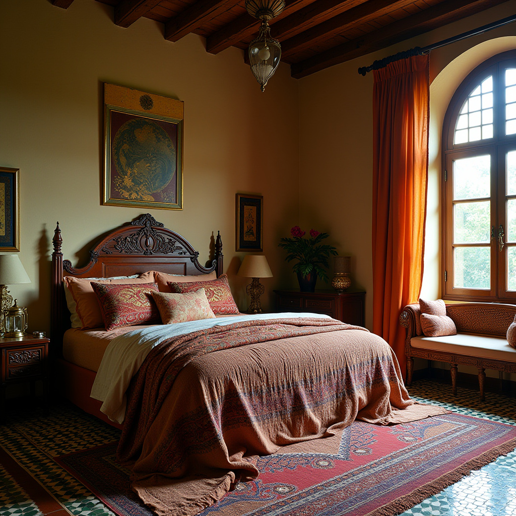 boho country bedroom 24