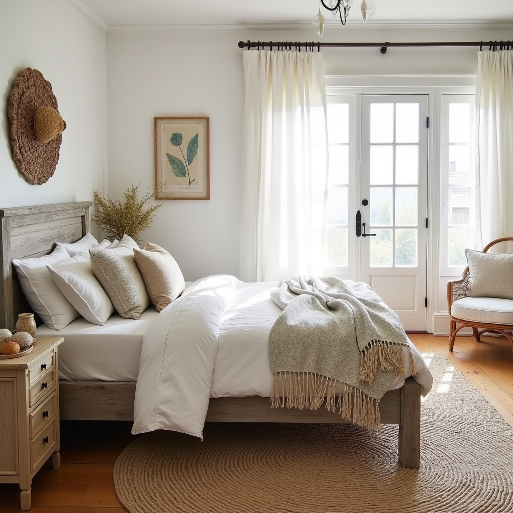 boho country bedroom 39