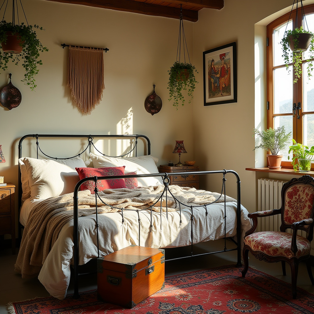boho country bedroom 6