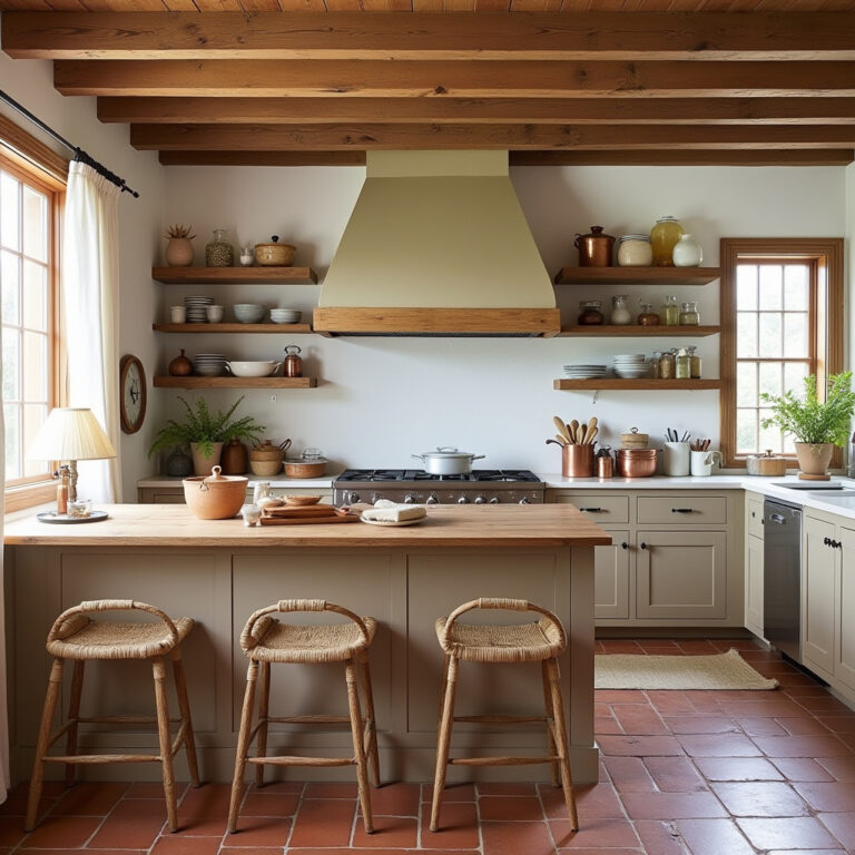boho country kitchen 1
