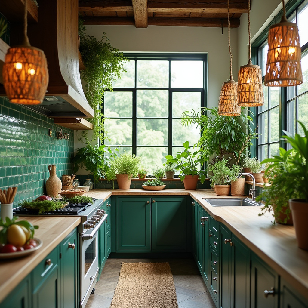 boho country kitchen 13