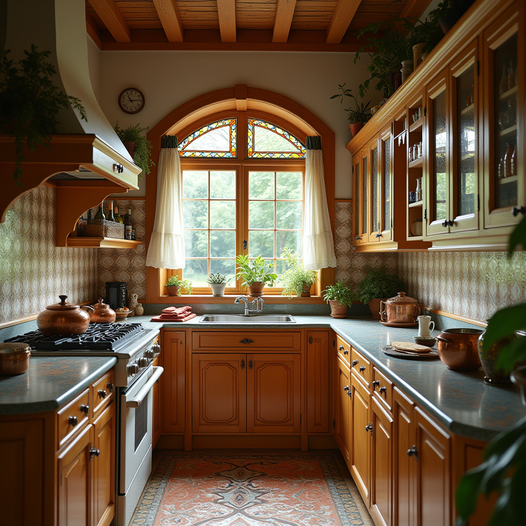 boho country kitchen 19