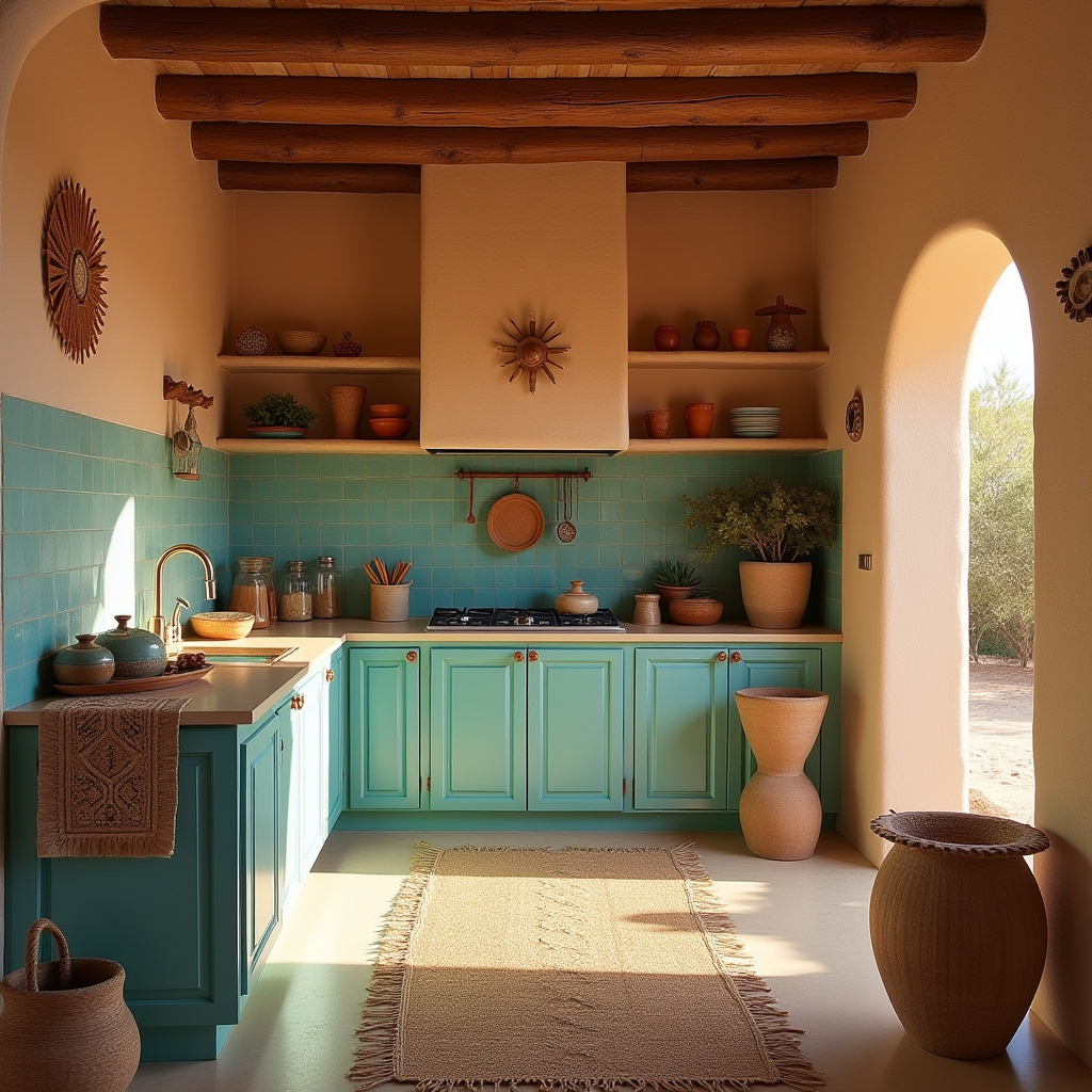 boho country kitchen 21