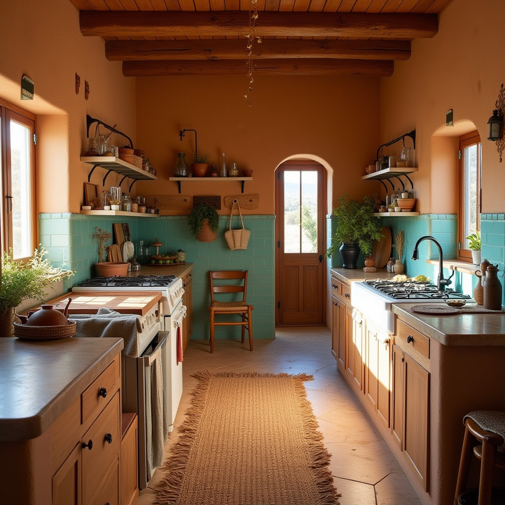 boho country kitchen 22