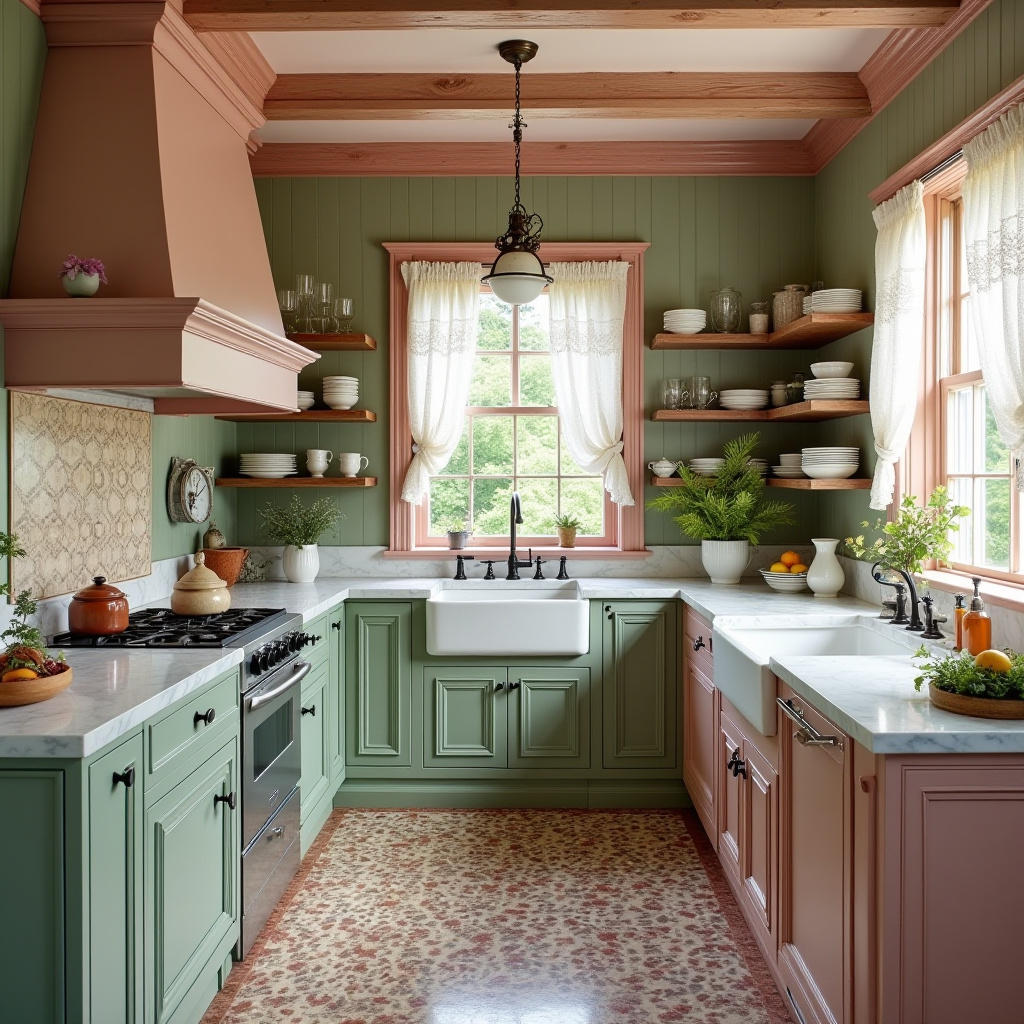 boho country kitchen 27