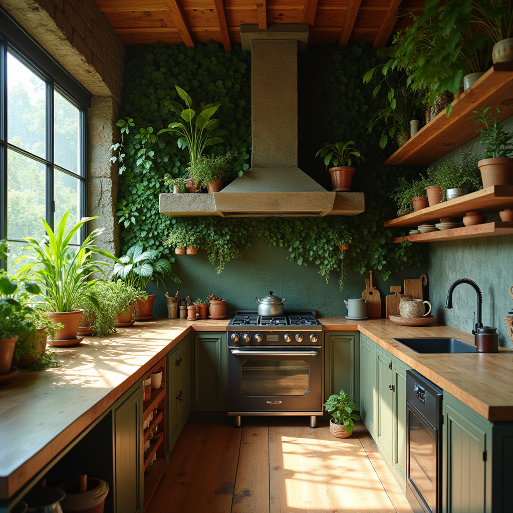 boho country kitchen 29