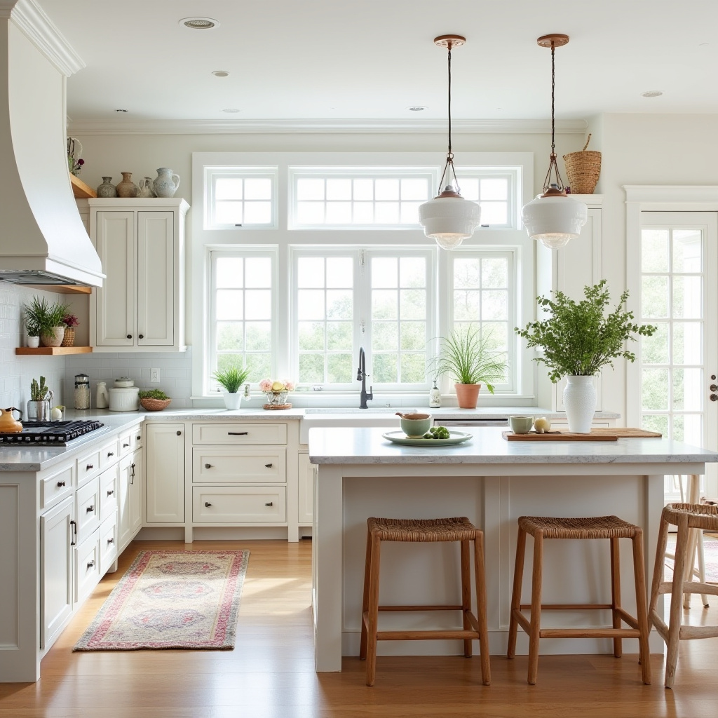boho country kitchen 32