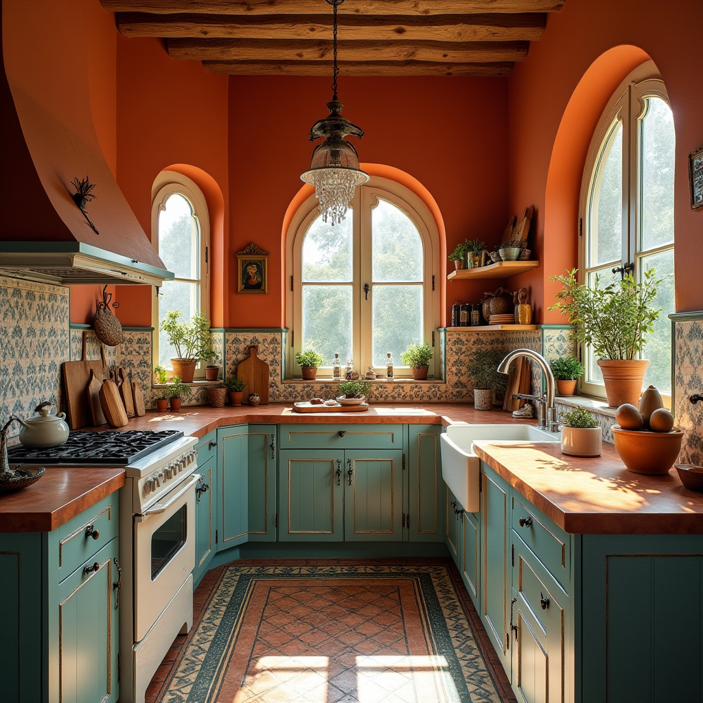 boho country kitchen 9