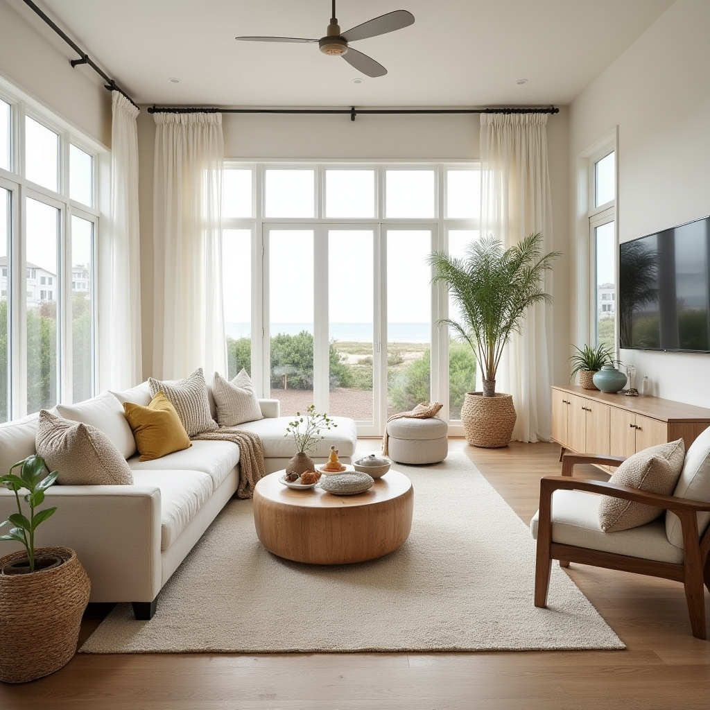 boho curtains living room 16