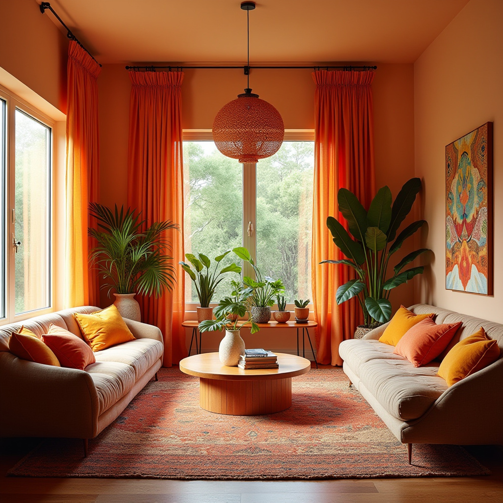 boho curtains living room 31
