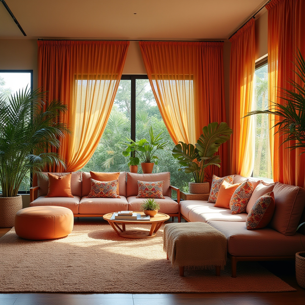 boho curtains living room 5