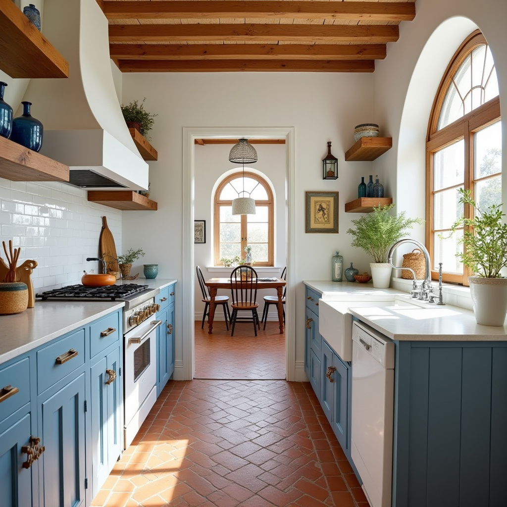 boho eclectic kitchen 10