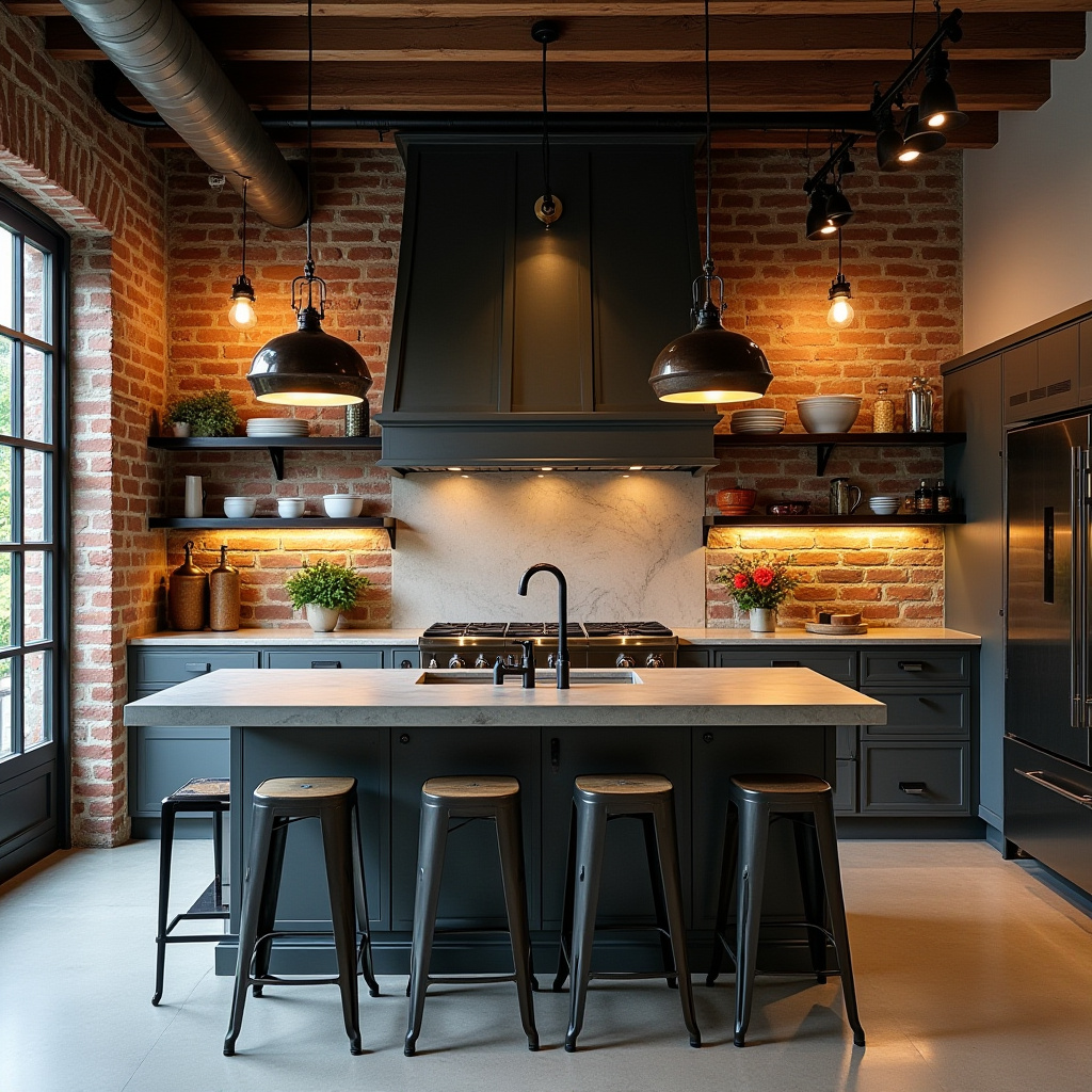 boho eclectic kitchen 11
