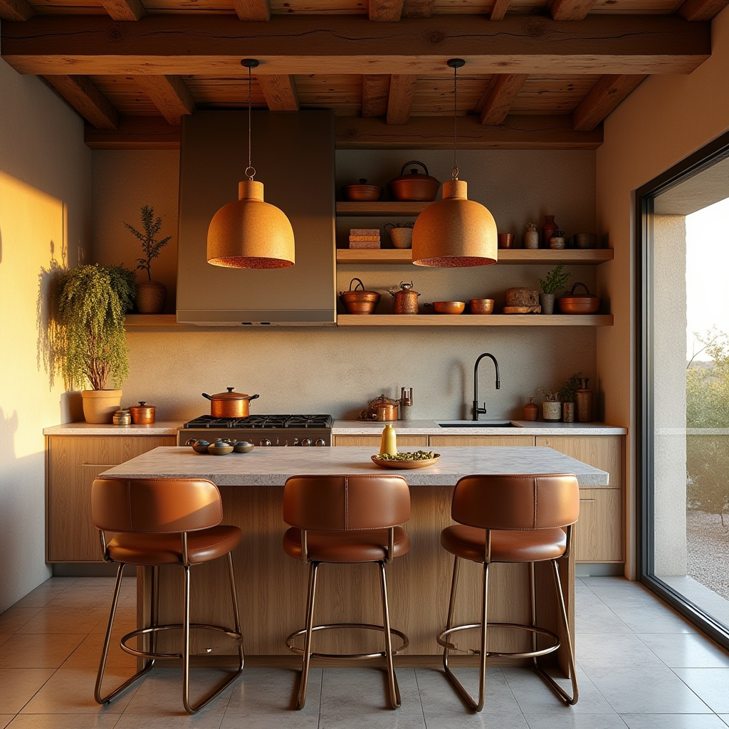 boho eclectic kitchen 13