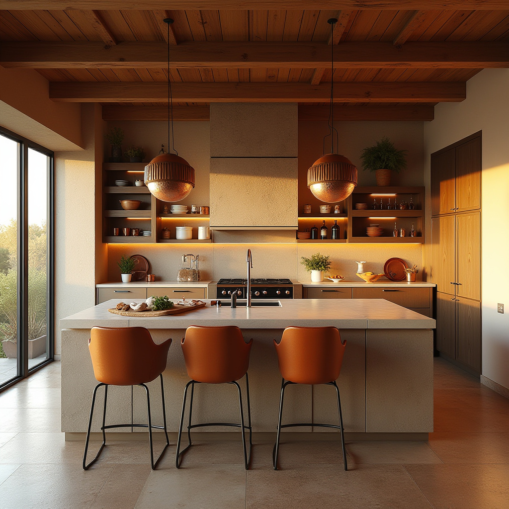boho eclectic kitchen 14