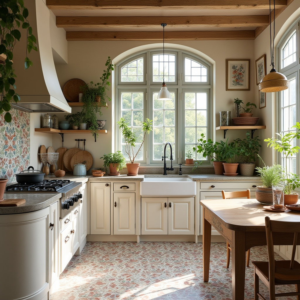 boho eclectic kitchen 16