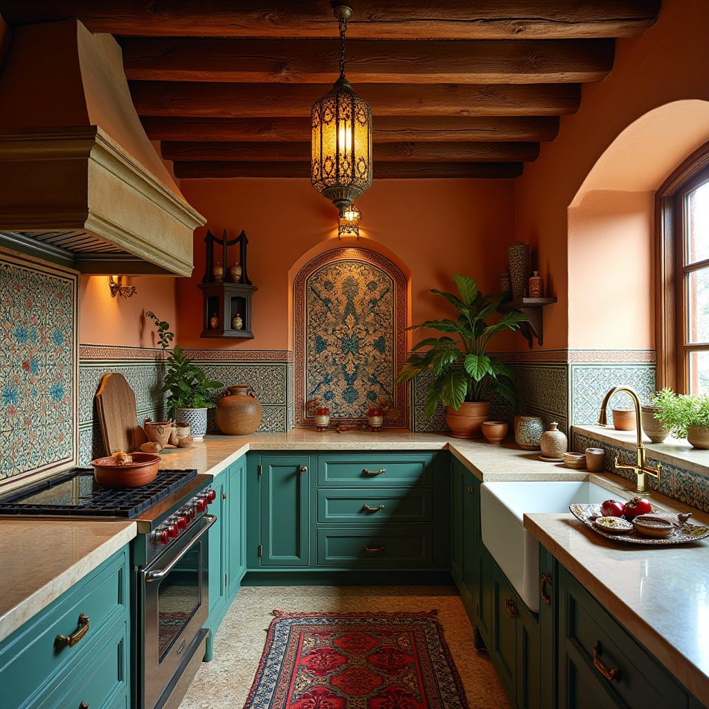 boho eclectic kitchen 21