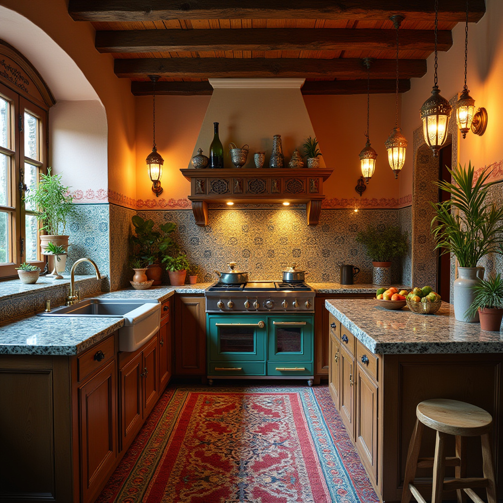 boho eclectic kitchen 22