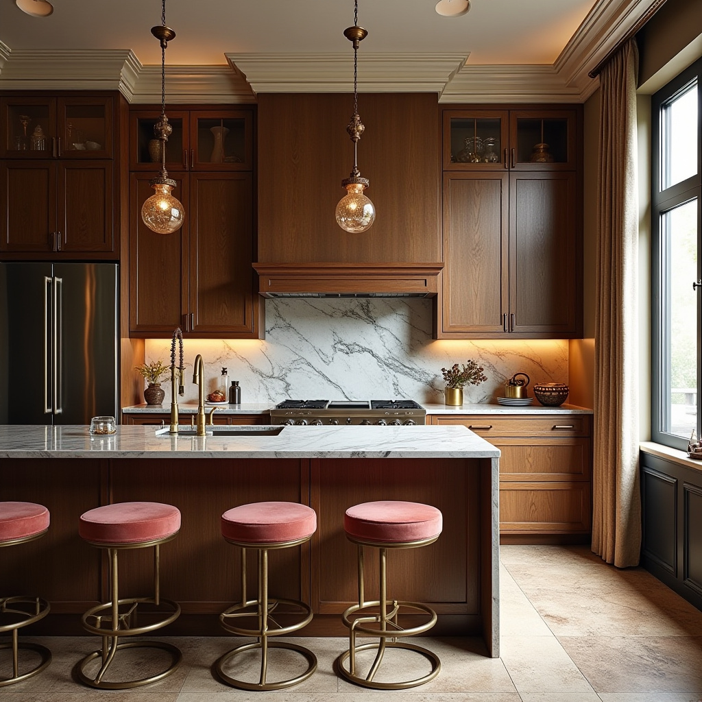boho eclectic kitchen 26