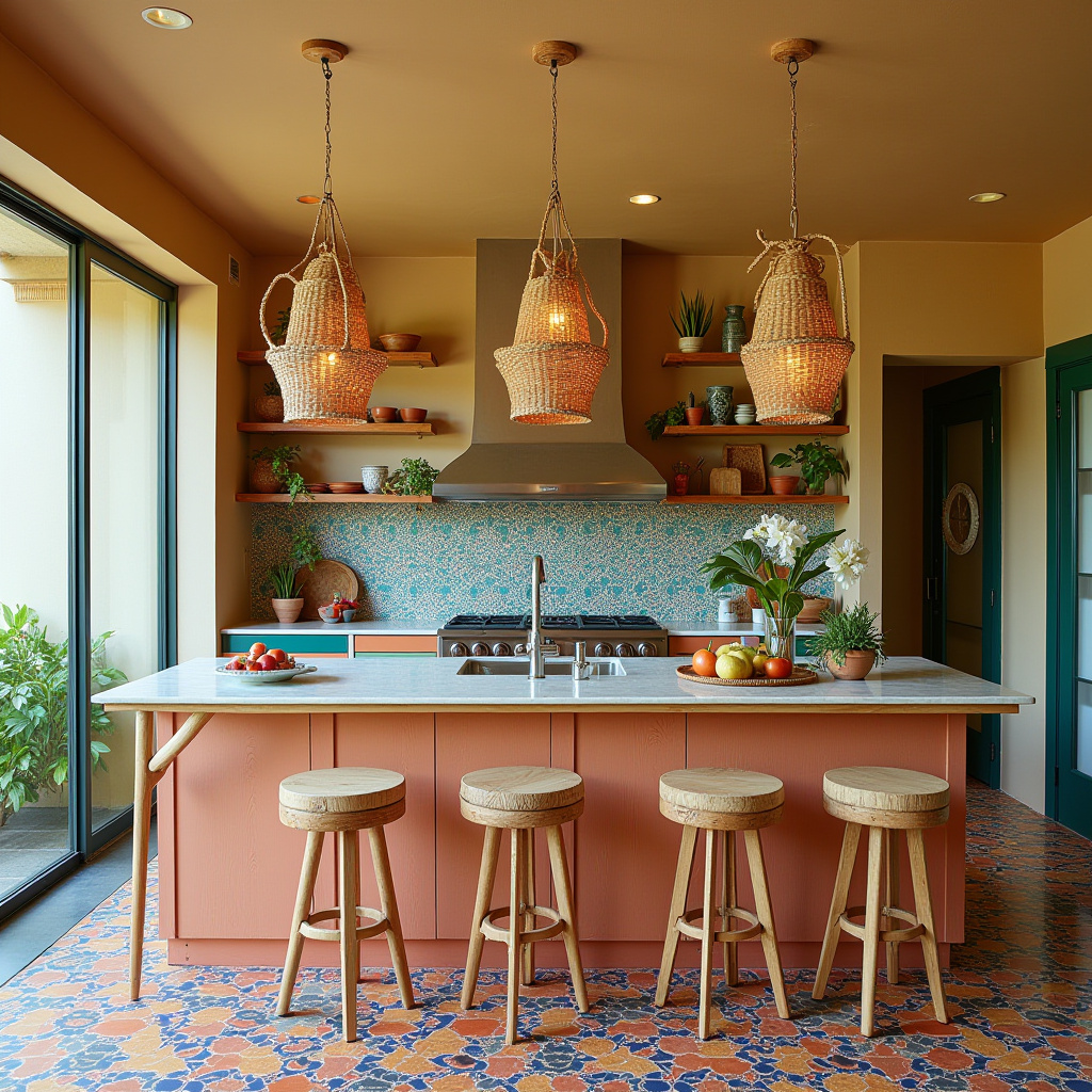 boho eclectic kitchen 30