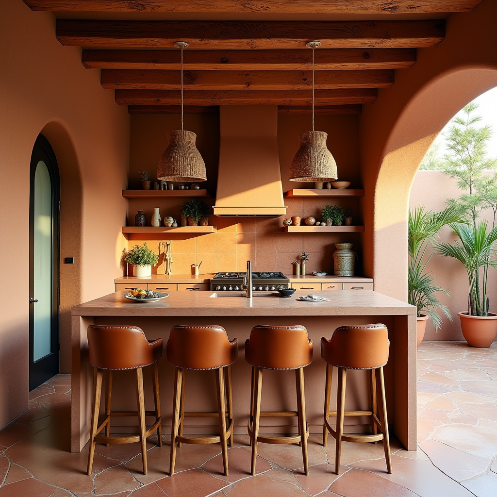 boho eclectic kitchen 34