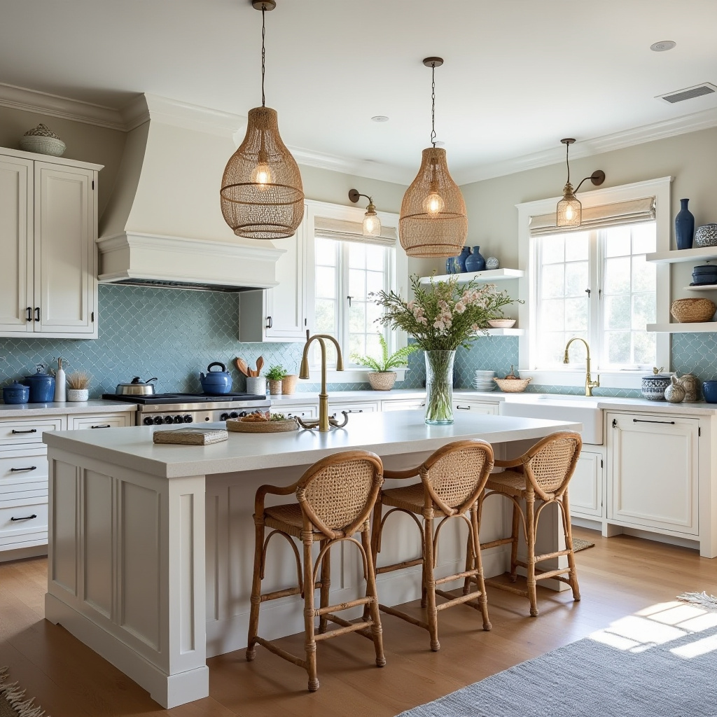 boho eclectic kitchen 37