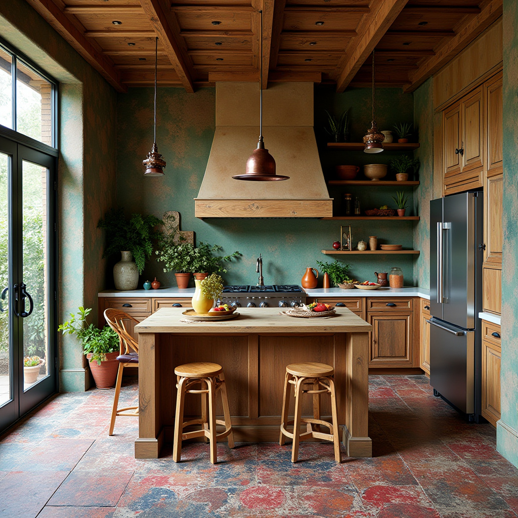 boho eclectic kitchen 4