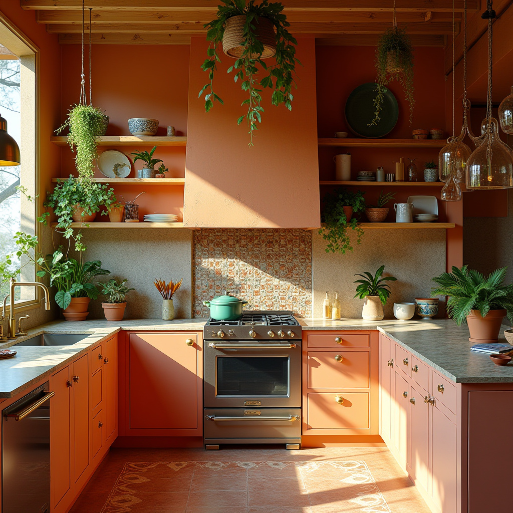 boho eclectic kitchen 6