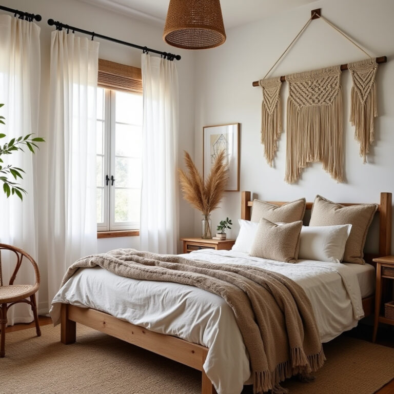 boho farmhouse bedroom 1