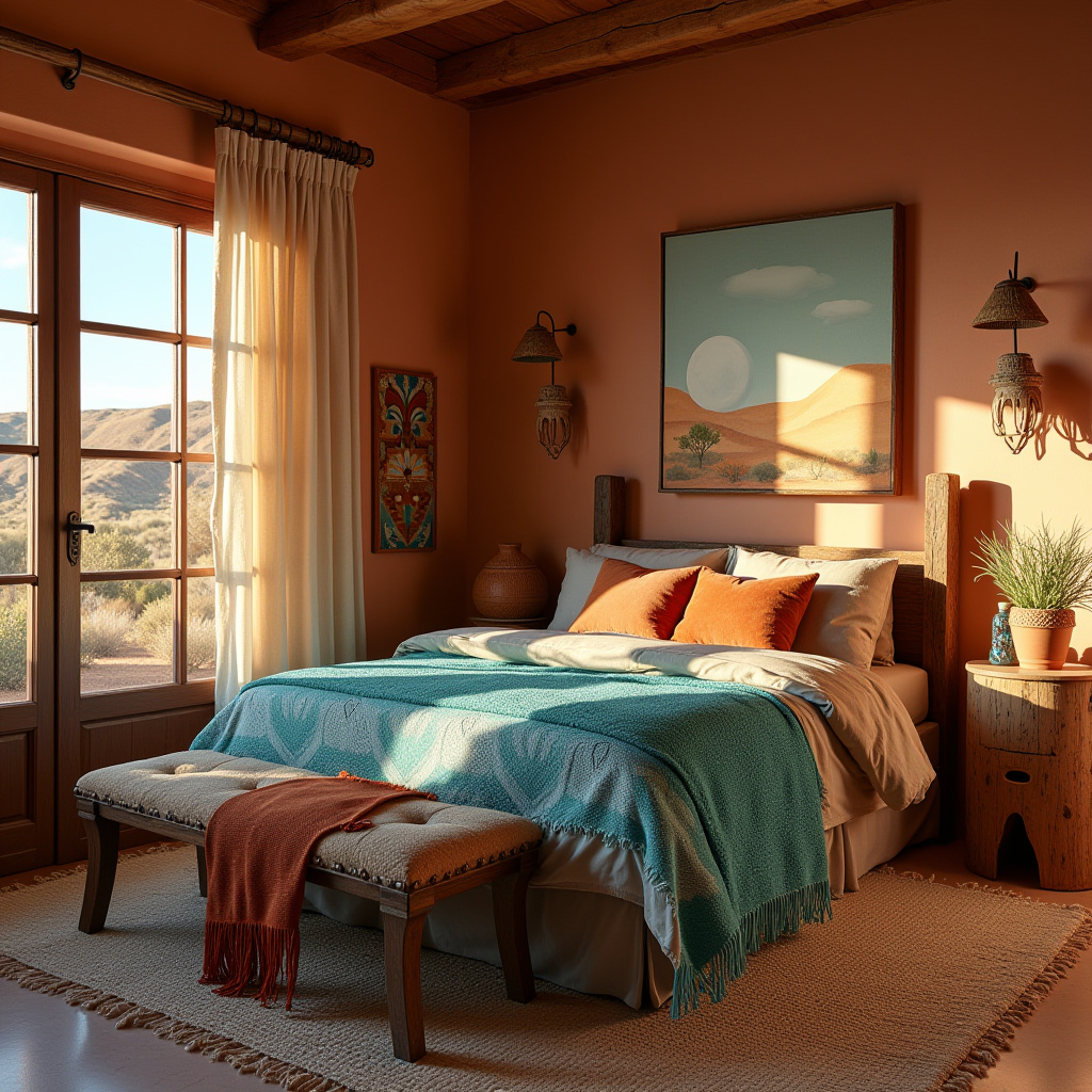 boho farmhouse bedroom 31