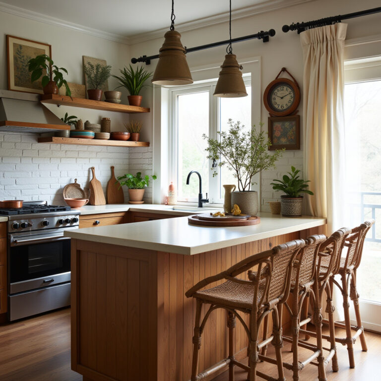 boho farmhouse decor kitchen 1