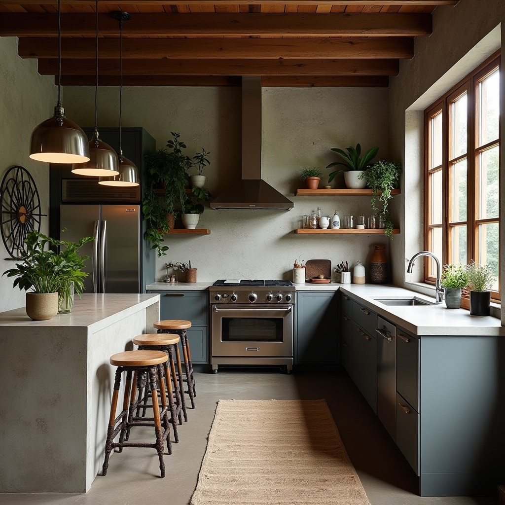 boho farmhouse decor kitchen 32