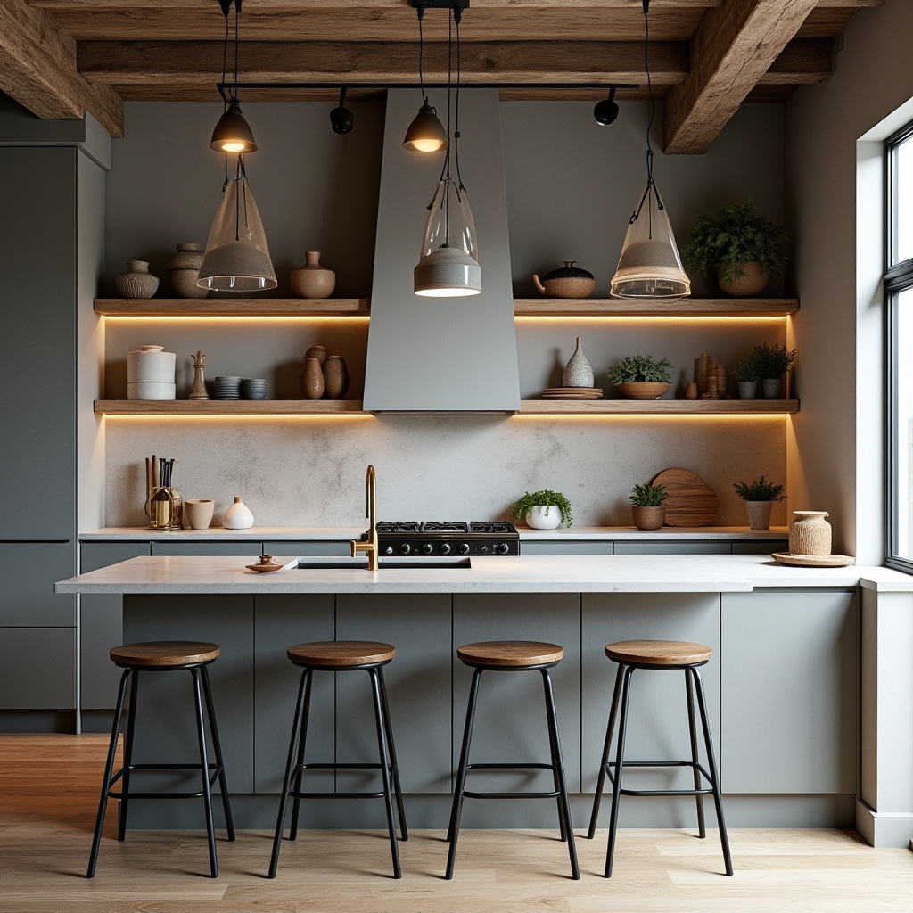 boho farmhouse kitchen 10