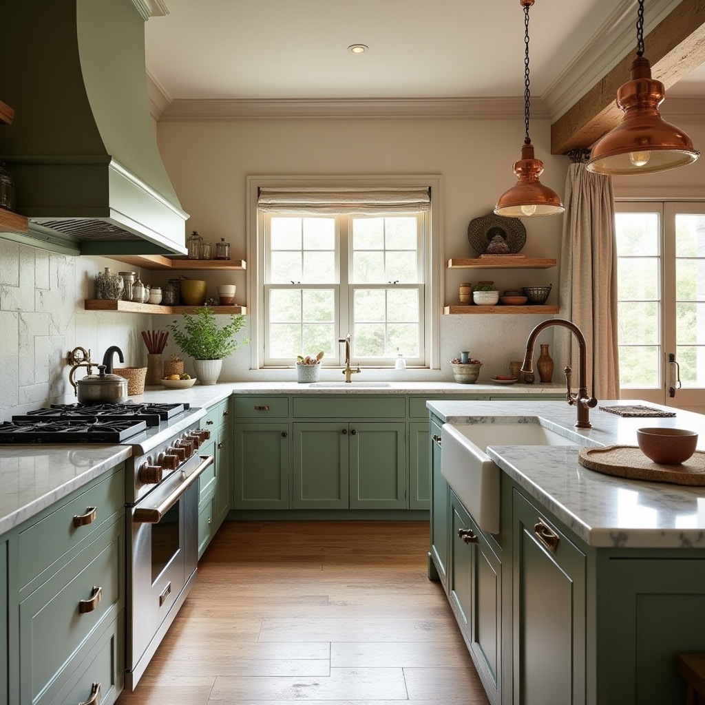 boho farmhouse kitchen 11