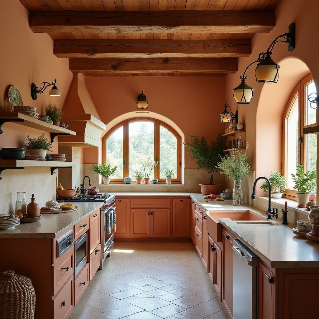boho farmhouse kitchen 13