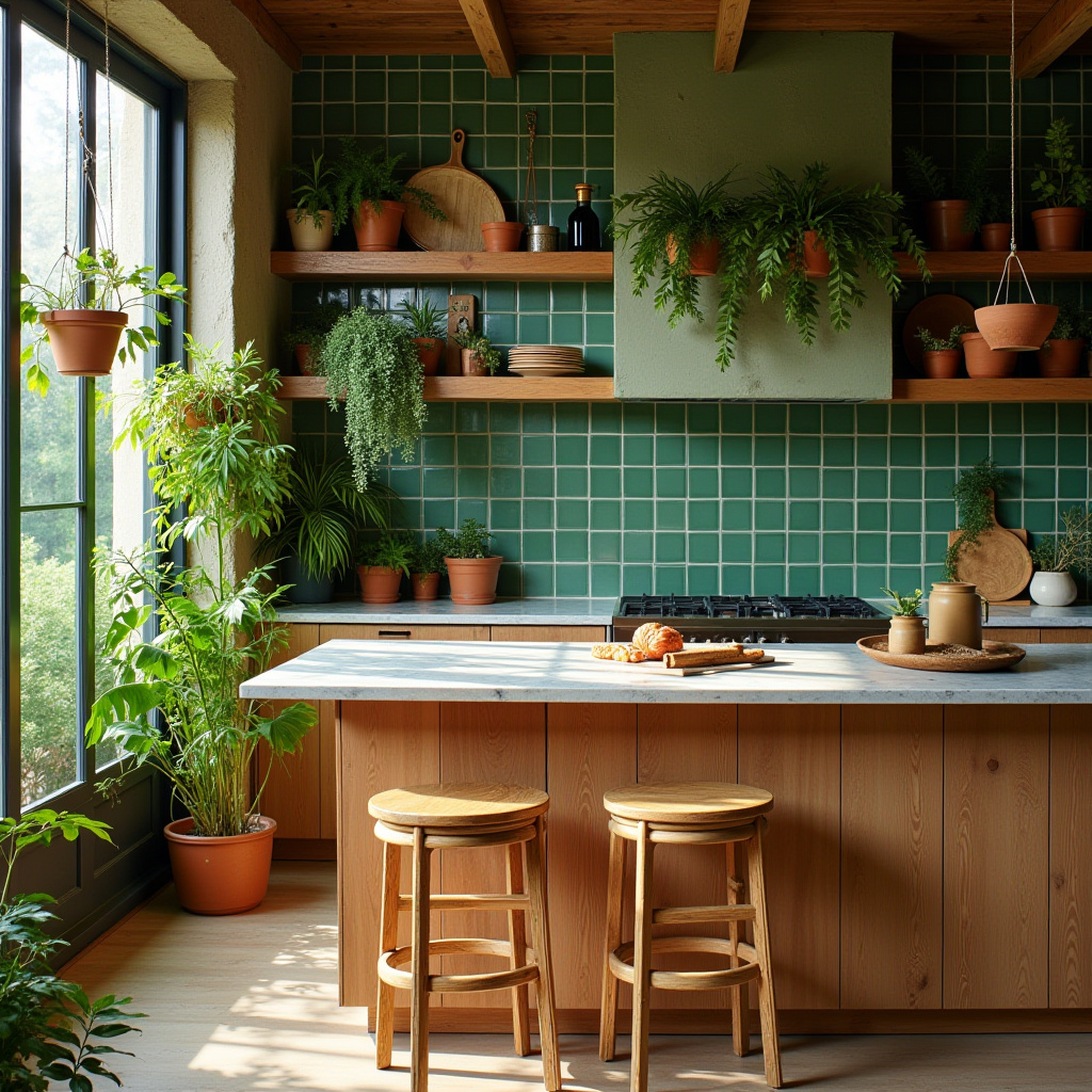 boho farmhouse kitchen 19