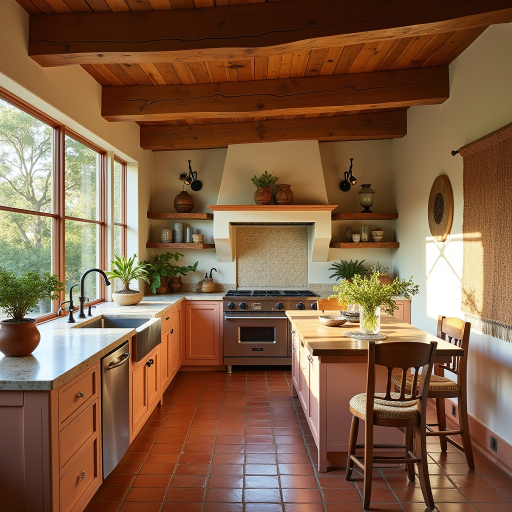 boho farmhouse kitchen 23