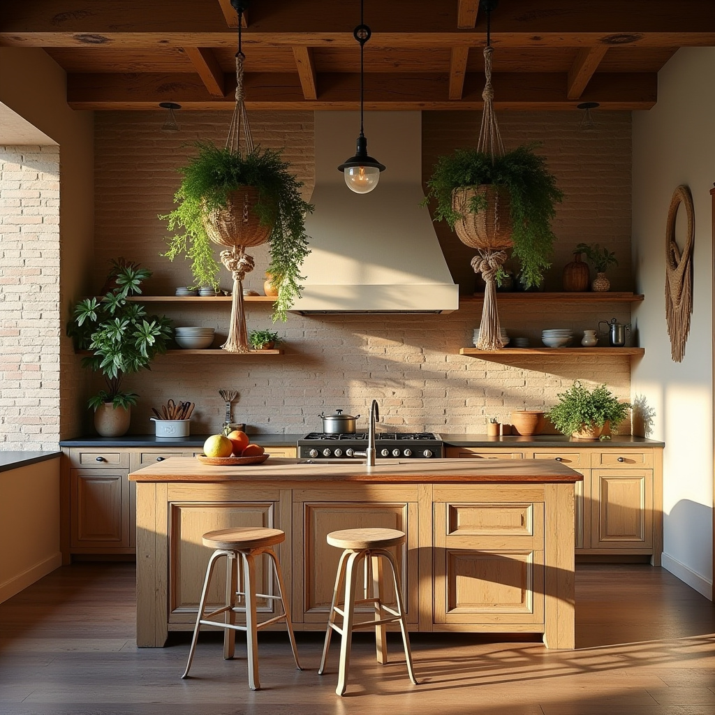 boho farmhouse kitchen 3