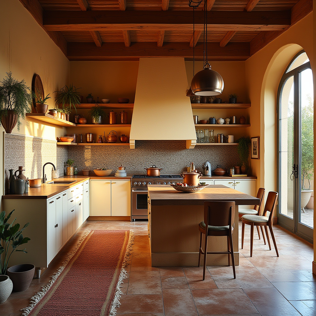 boho farmhouse kitchen 33