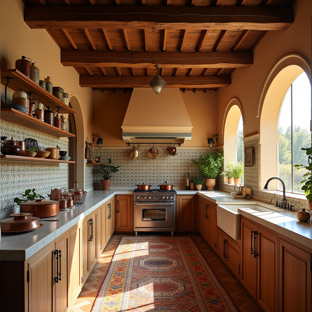 boho farmhouse kitchen 34
