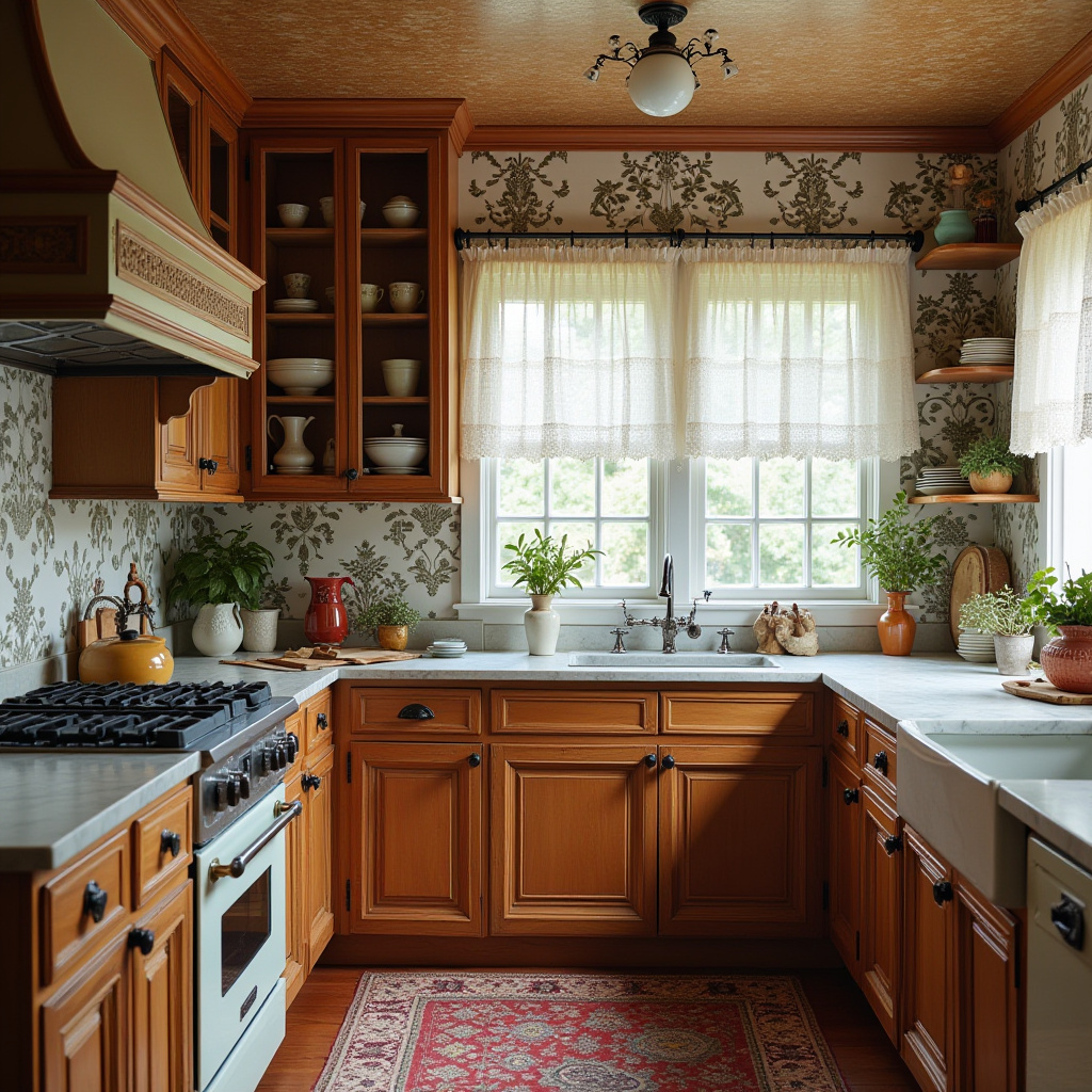 boho farmhouse kitchen 37