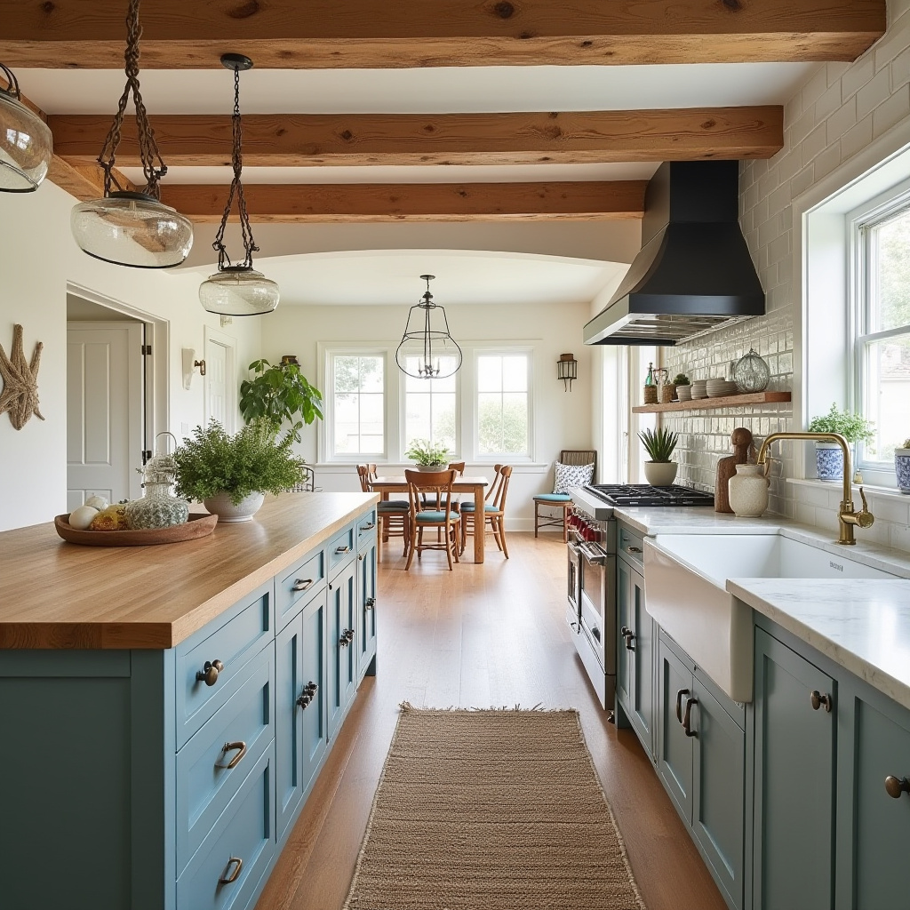 boho farmhouse kitchen 7