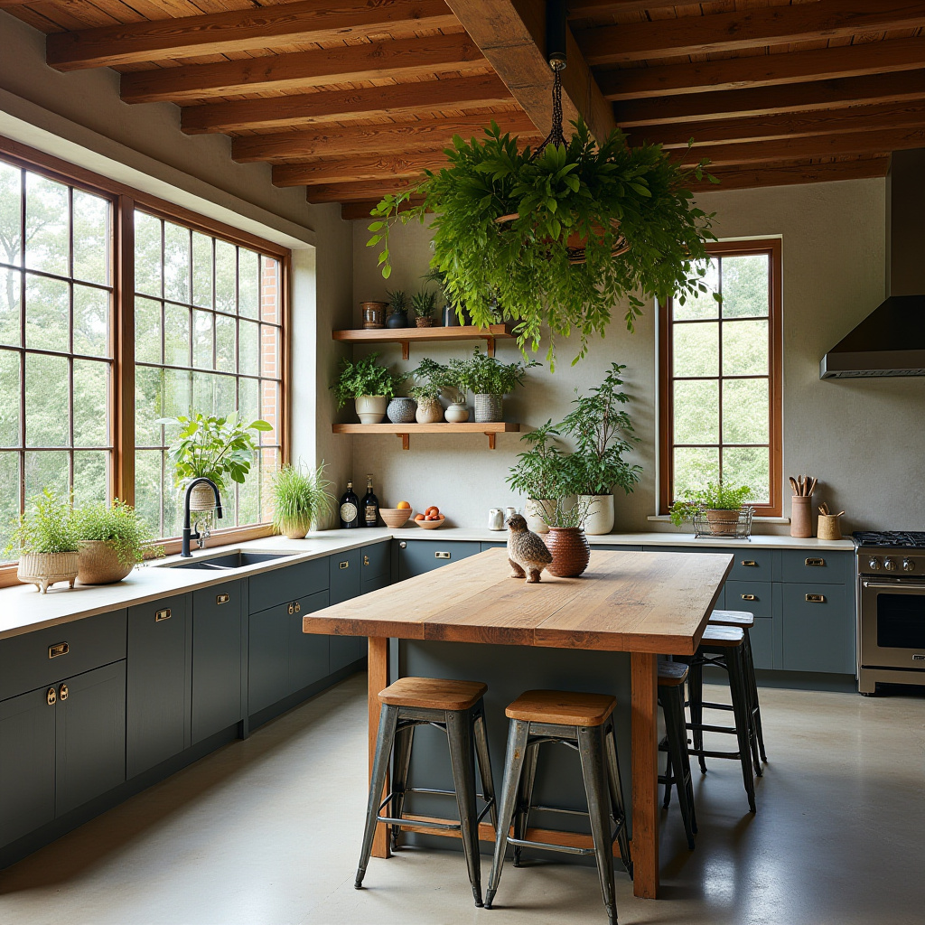 boho farmhouse kitchen decor 13