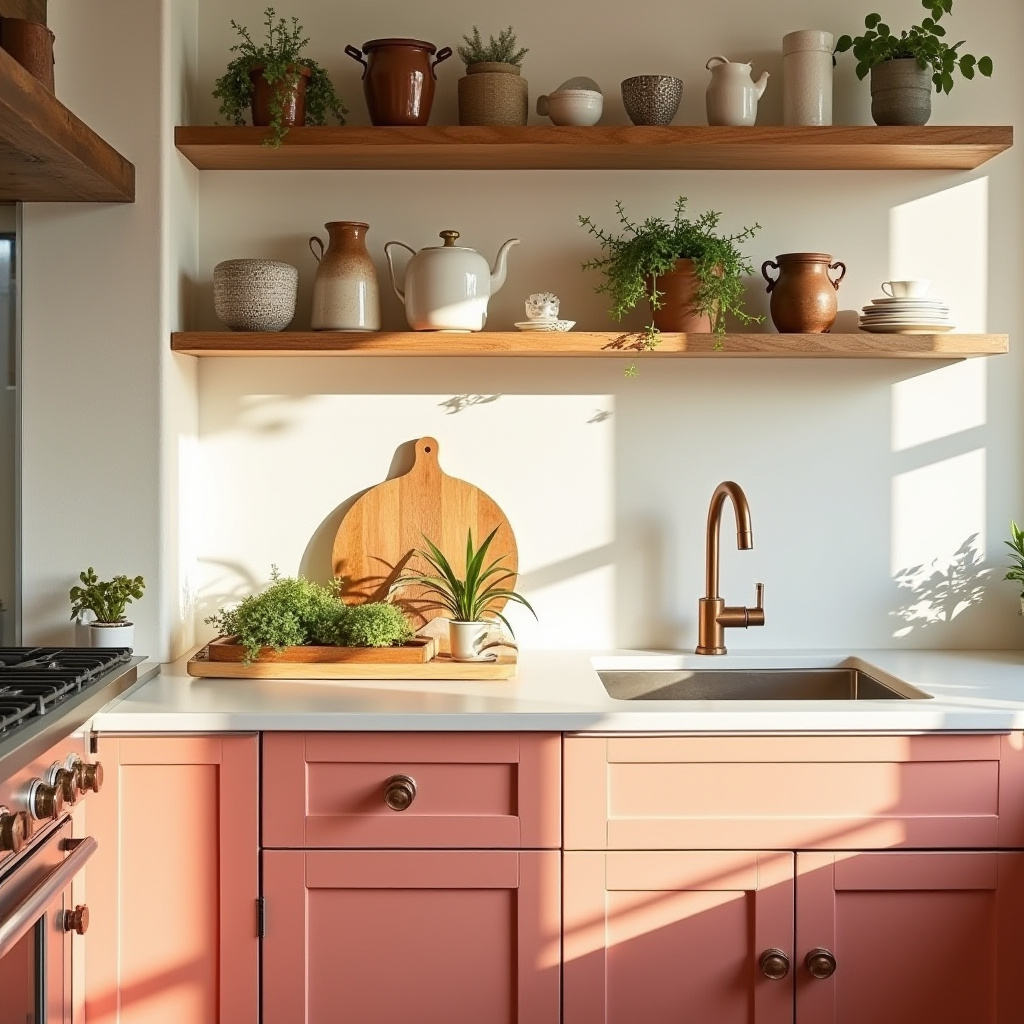 boho farmhouse kitchen decor 16