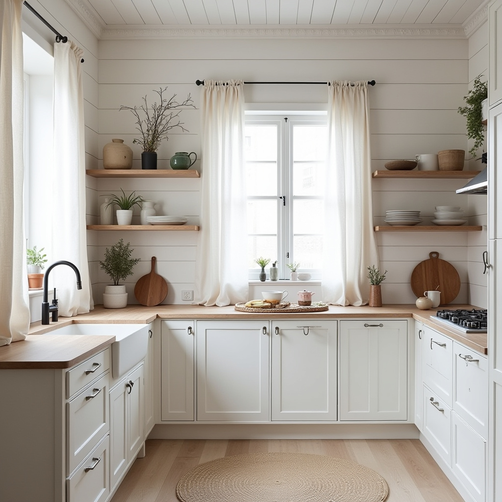 boho farmhouse kitchen decor 17