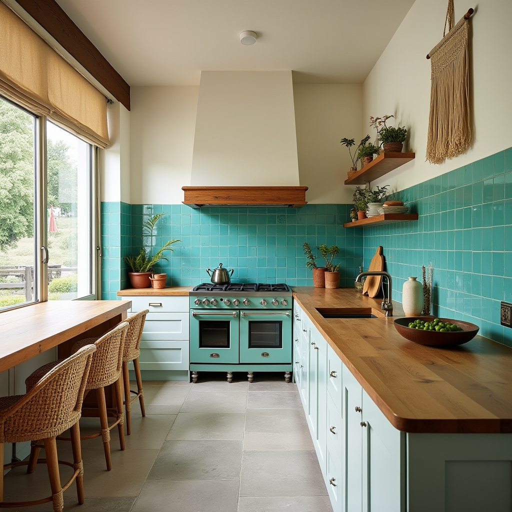 boho farmhouse kitchen decor 20