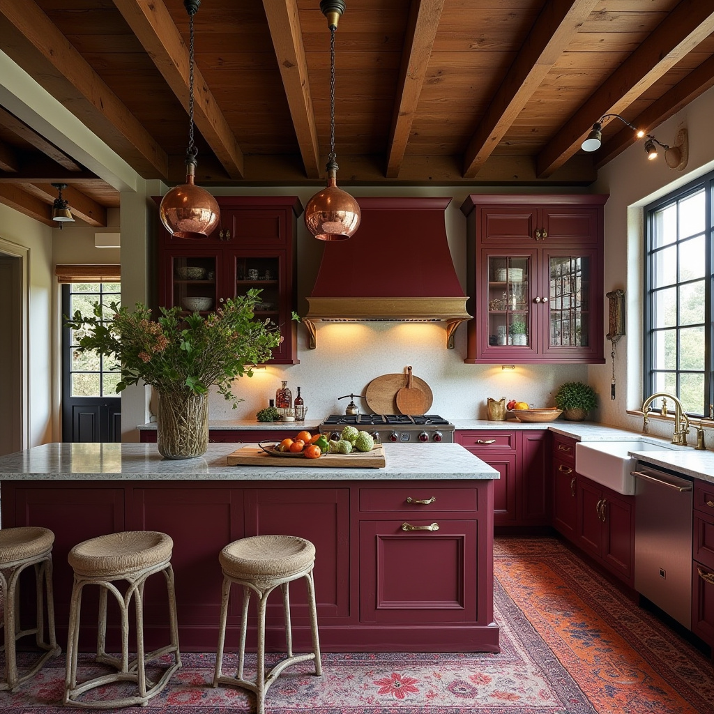 boho farmhouse kitchen decor 31