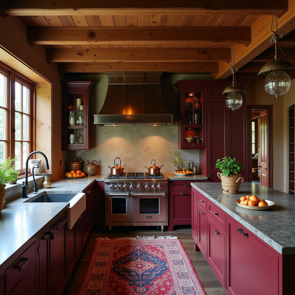 boho farmhouse kitchen decor 32