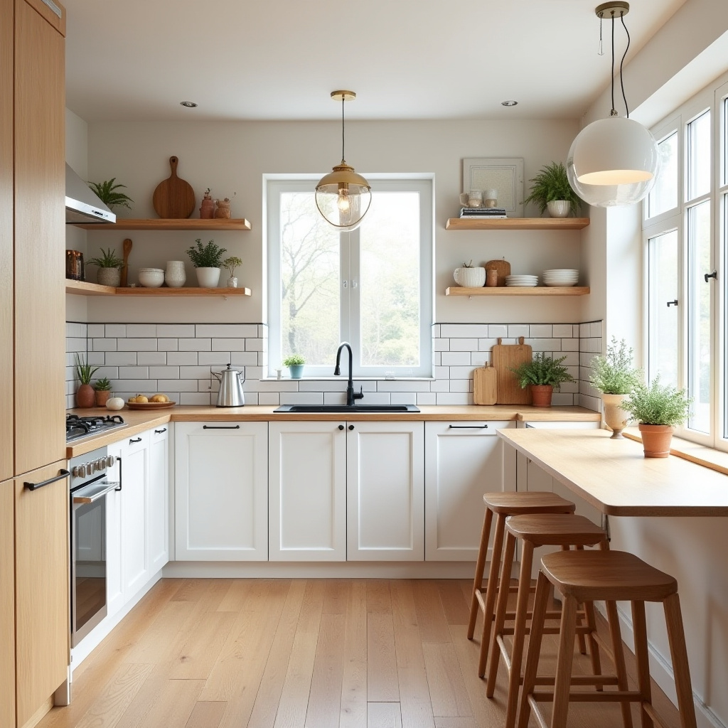 boho farmhouse kitchen decor 33