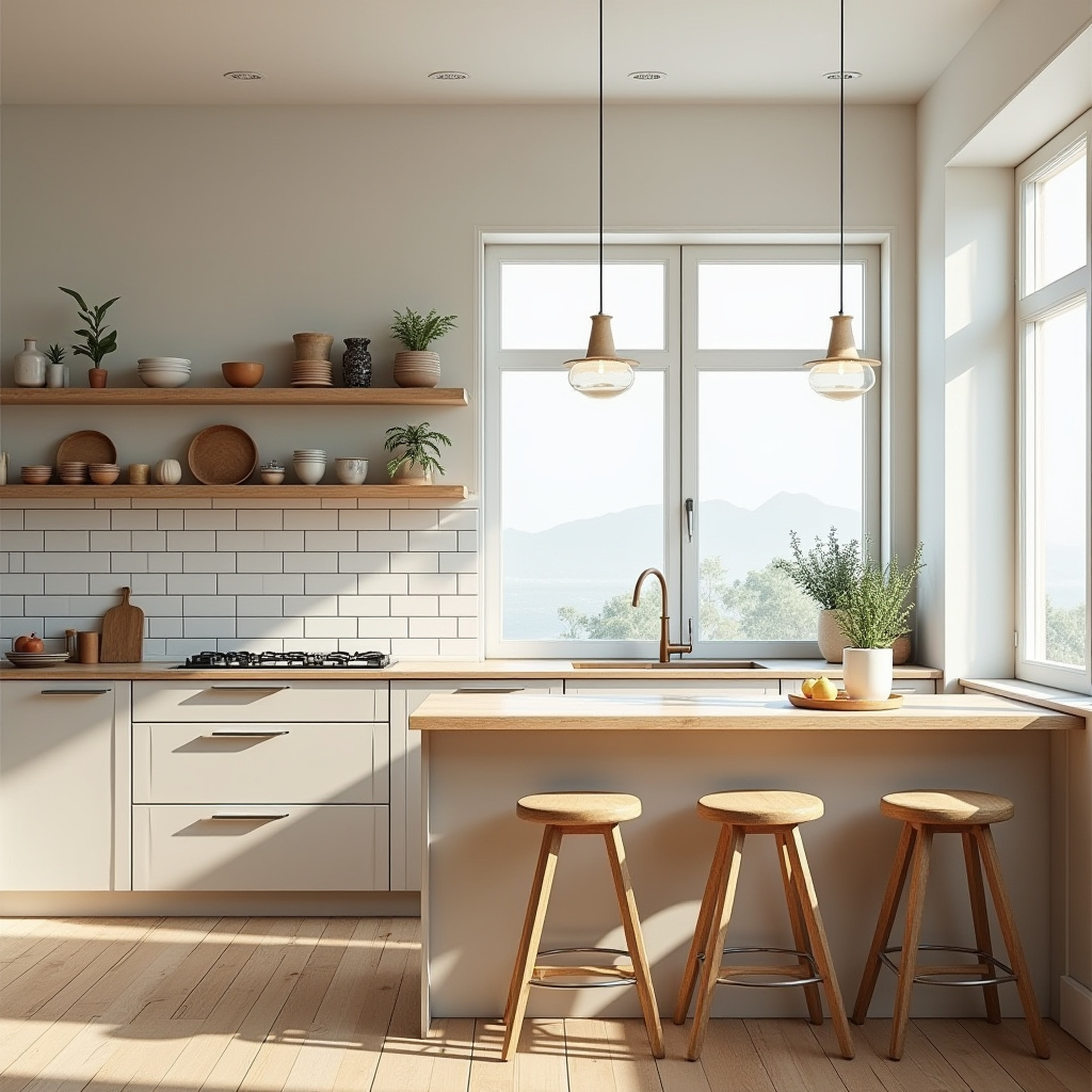 boho farmhouse kitchen decor 34